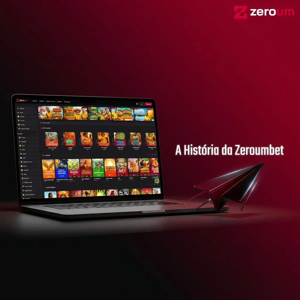 Logotipo e história da Zeroumbet, plataforma de apostas esportivas e cassino online no mercado brasileiro