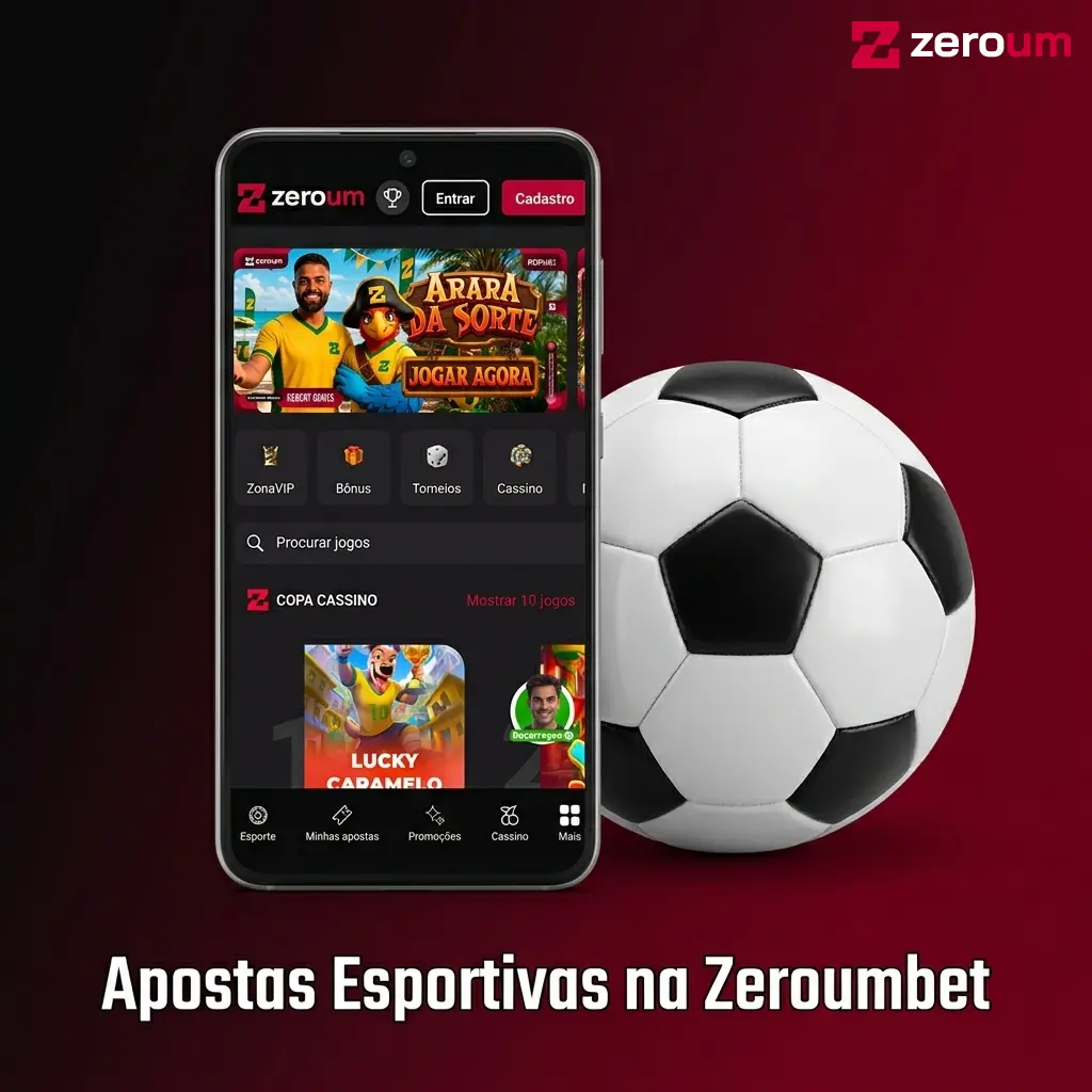 Apostas esportivas na Zeroumbet com futebol, basquete, tênis, vôlei, MMA e e-sports disponíveis