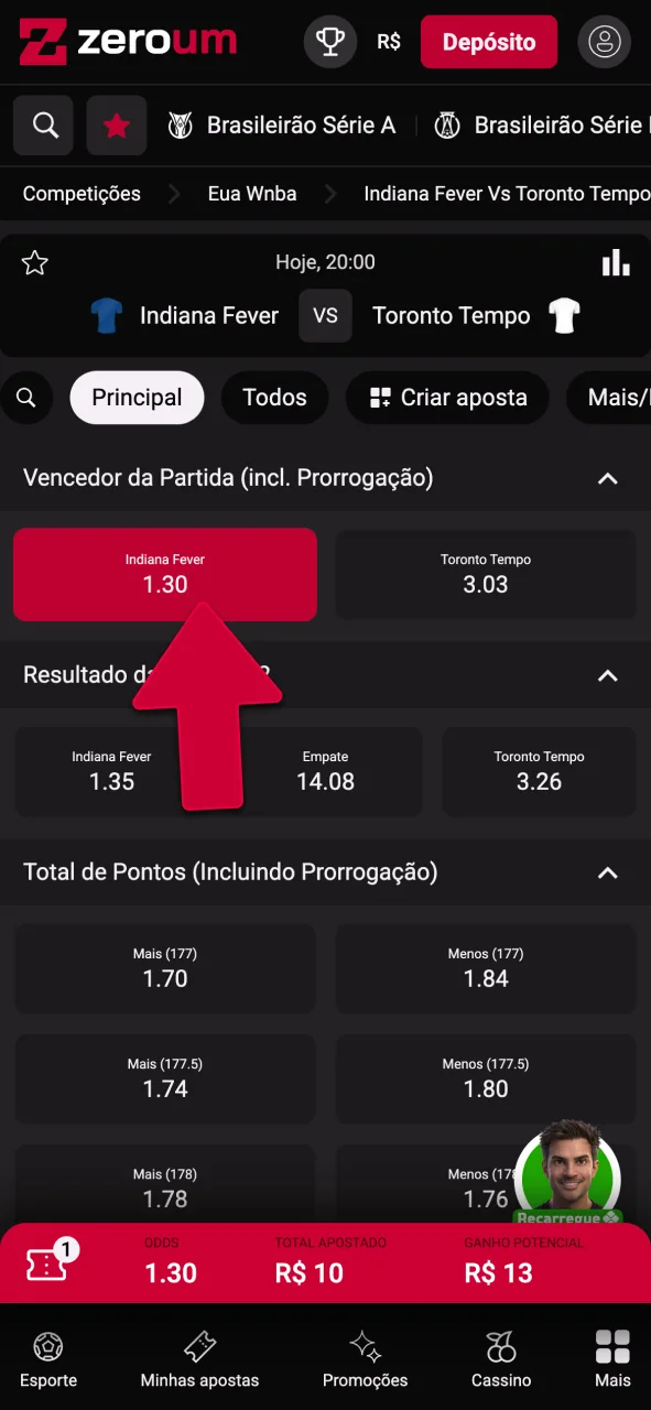 Selecione a partida ideal na Zeroumbet e mude o seu jogo já.