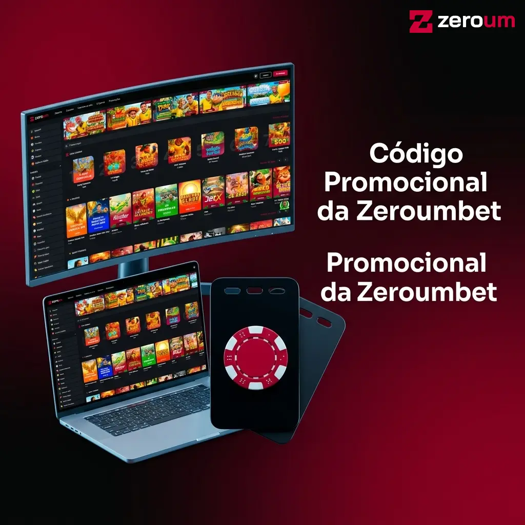 Campo de inserção do código promocional Zeroumbet no cadastro com benefícios de bônus e apostas grátis