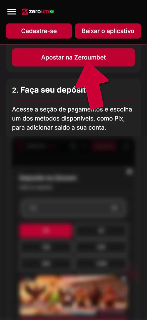Insira os seus dados pessoais na Zeroumbet e vença na hora.