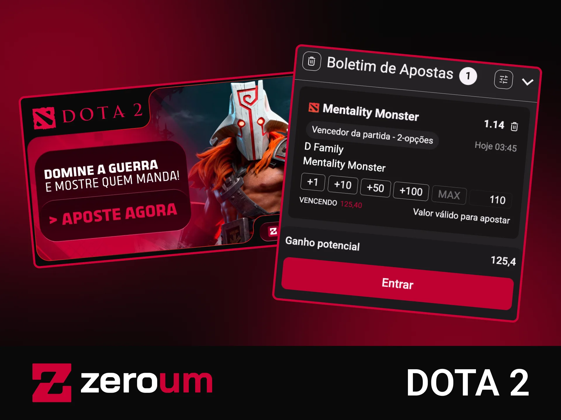 Aposte em torneios de Dota 2 na Zeroumbet, aproveite as melhores odds e ganhe prêmios agora.