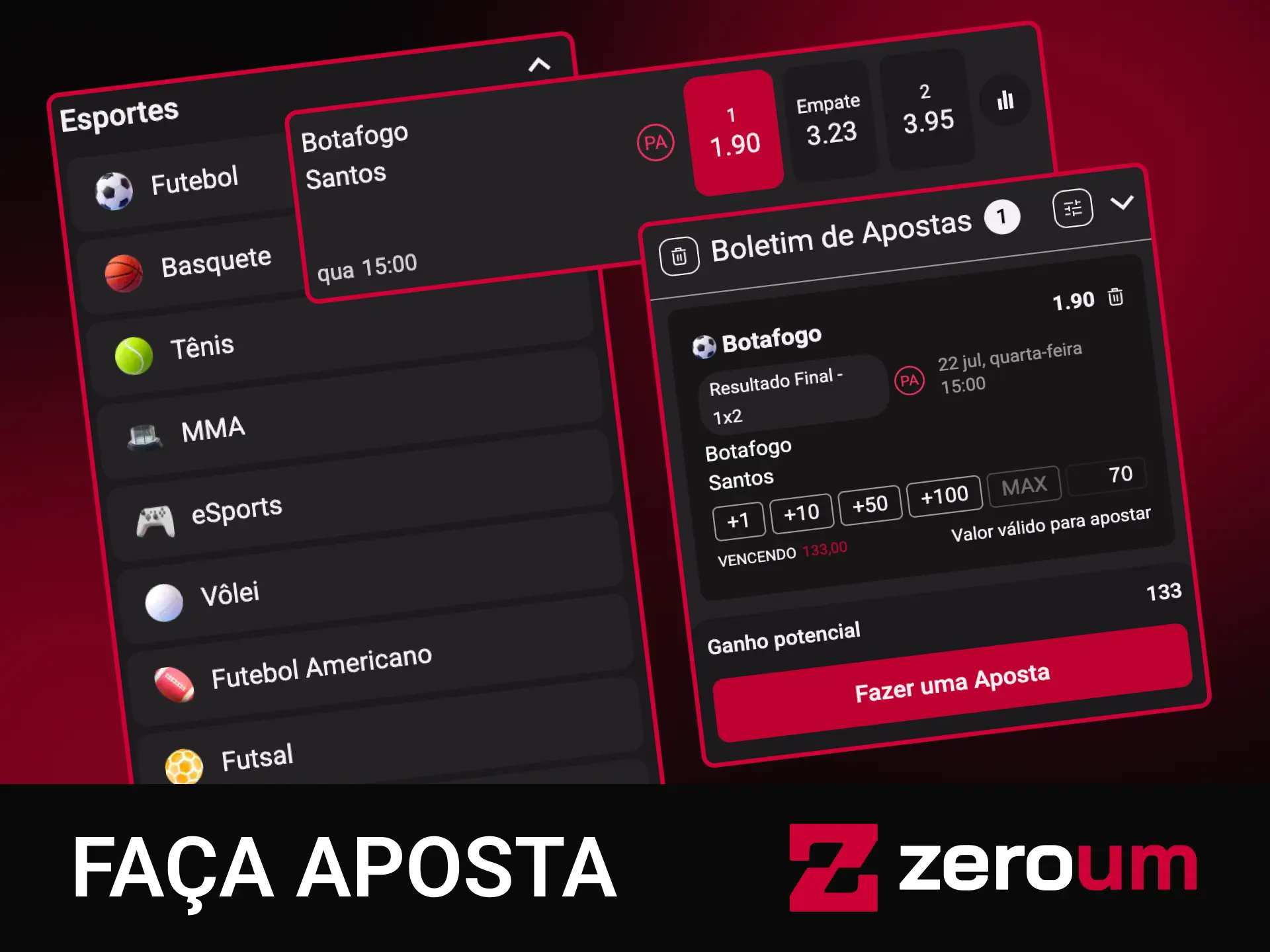 Faça sua primeira aposta na Zeroumbet, escolha seu esporte favorito e confirme o cupom agora.