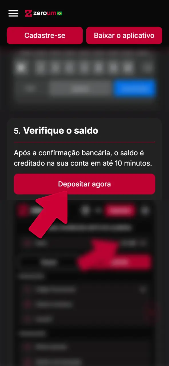 Clique no botão para entrar na Zeroumbet e jogue agora.