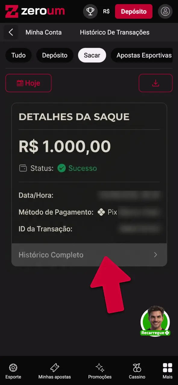 Receba o valor transferido via Pix pela Zeroumbet e jogue agora.