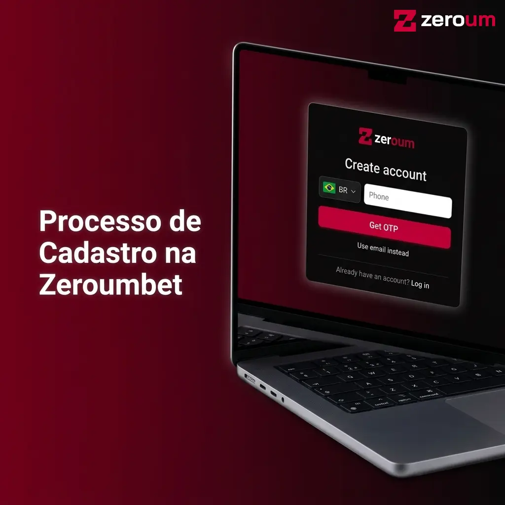 Passo a passo do processo de cadastro na Zeroumbet com formulário, dados pessoais e código promocional