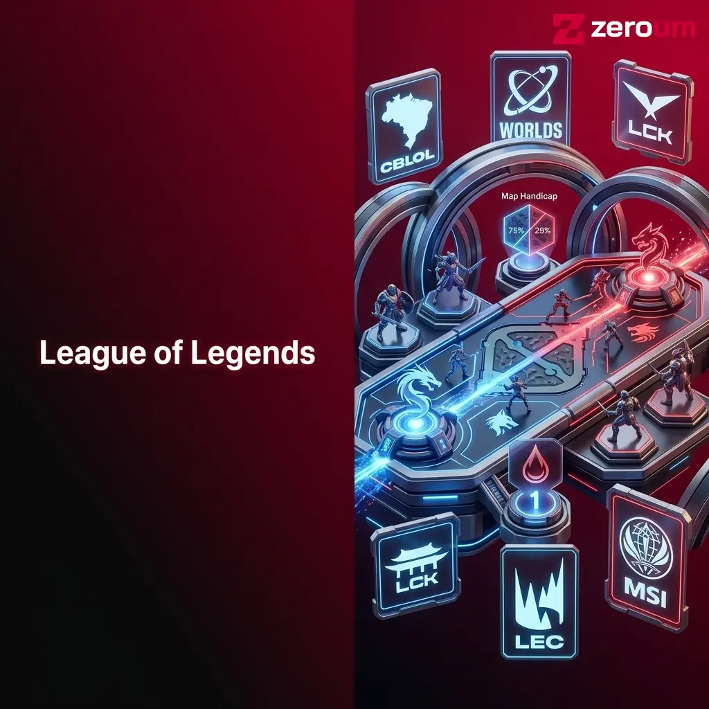 Apostas em League of Legends no Brasil com odds para CBLOL, Worlds, LCK, LEC e MSI na Zeroumbet