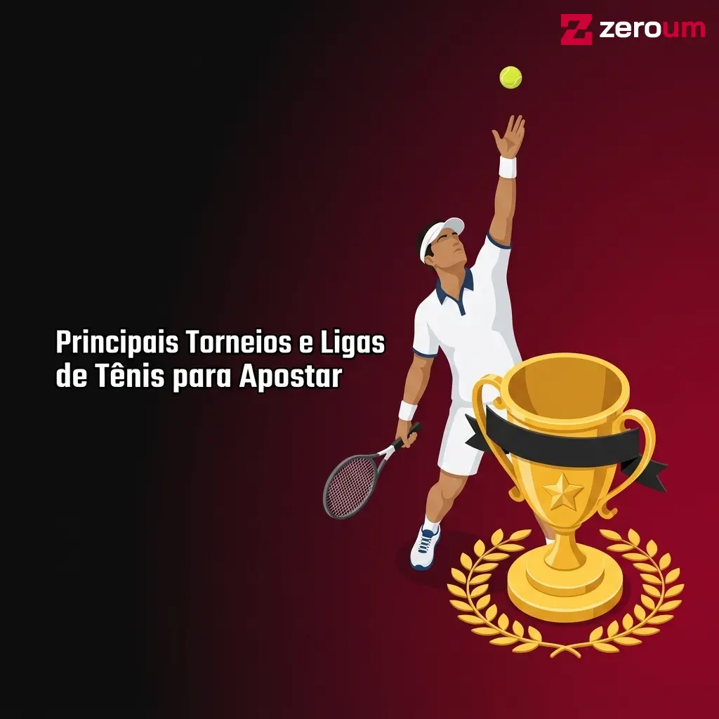 Principais torneios de tênis para apostar: Grand Slams, Masters 1000 e WTA na Zeroumbet